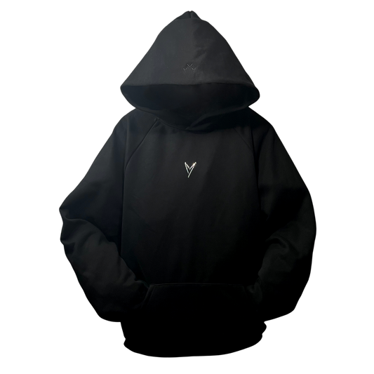 MONTEL SILVER LOGO HOODIE